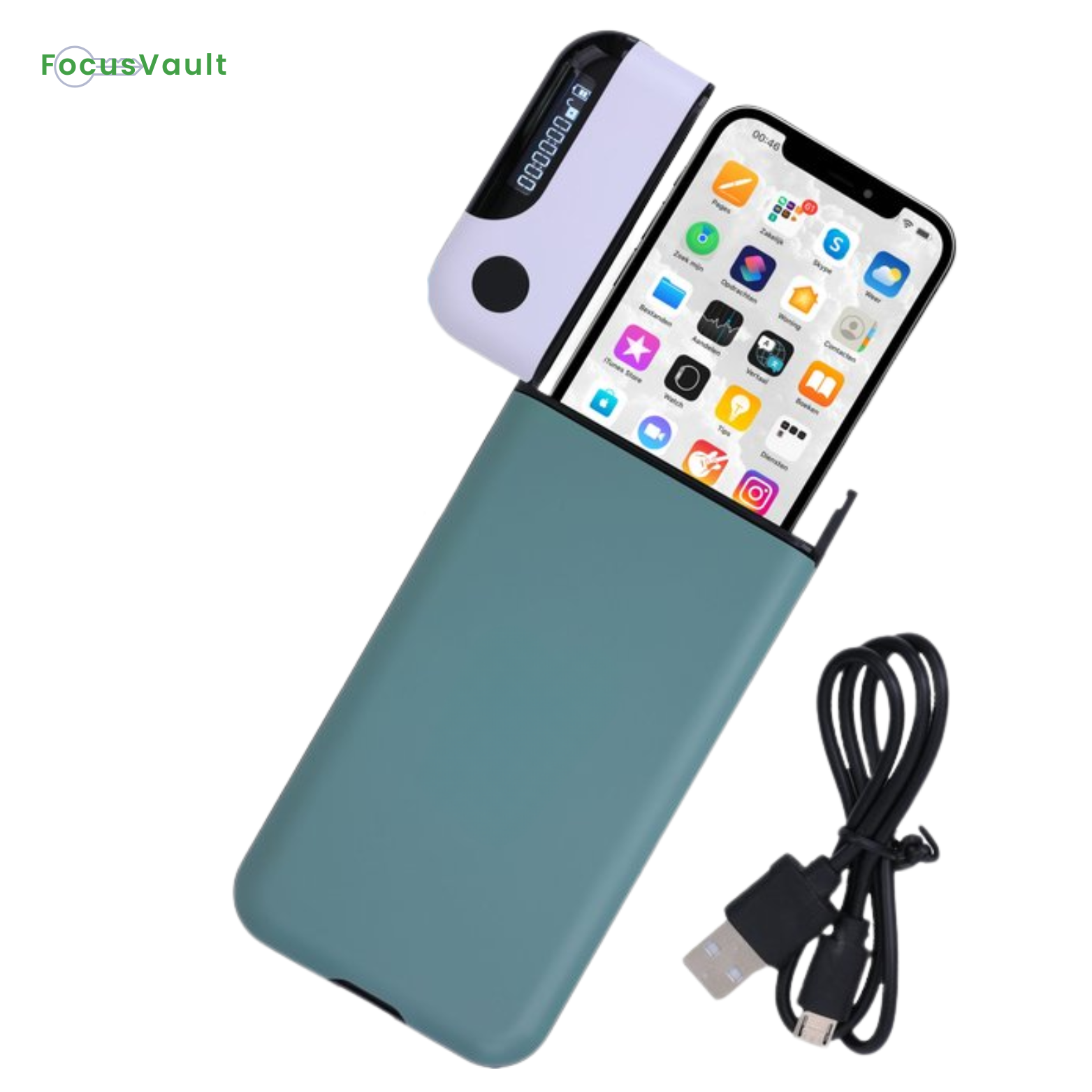 FocusVault Telefoon Kluis met Tijdslot