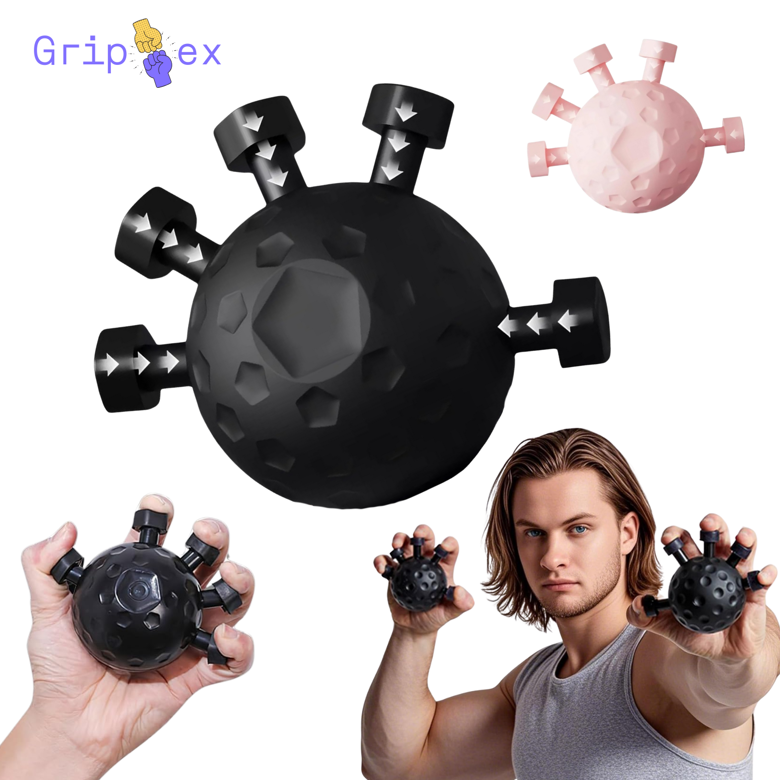 Griplex Vingertrainer voor Hand- & Vingerkracht