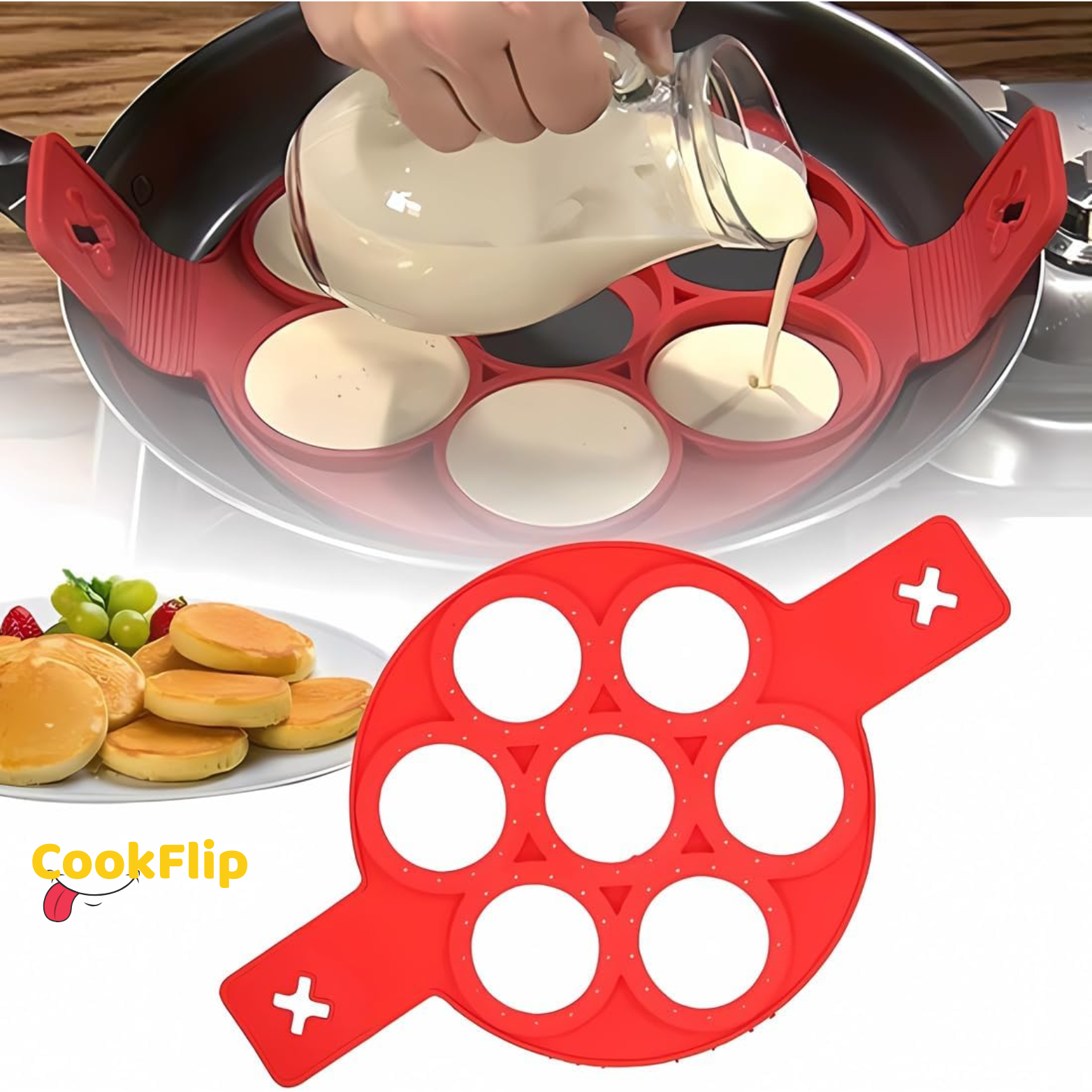 CookFlip Pannenkoek vormpjes