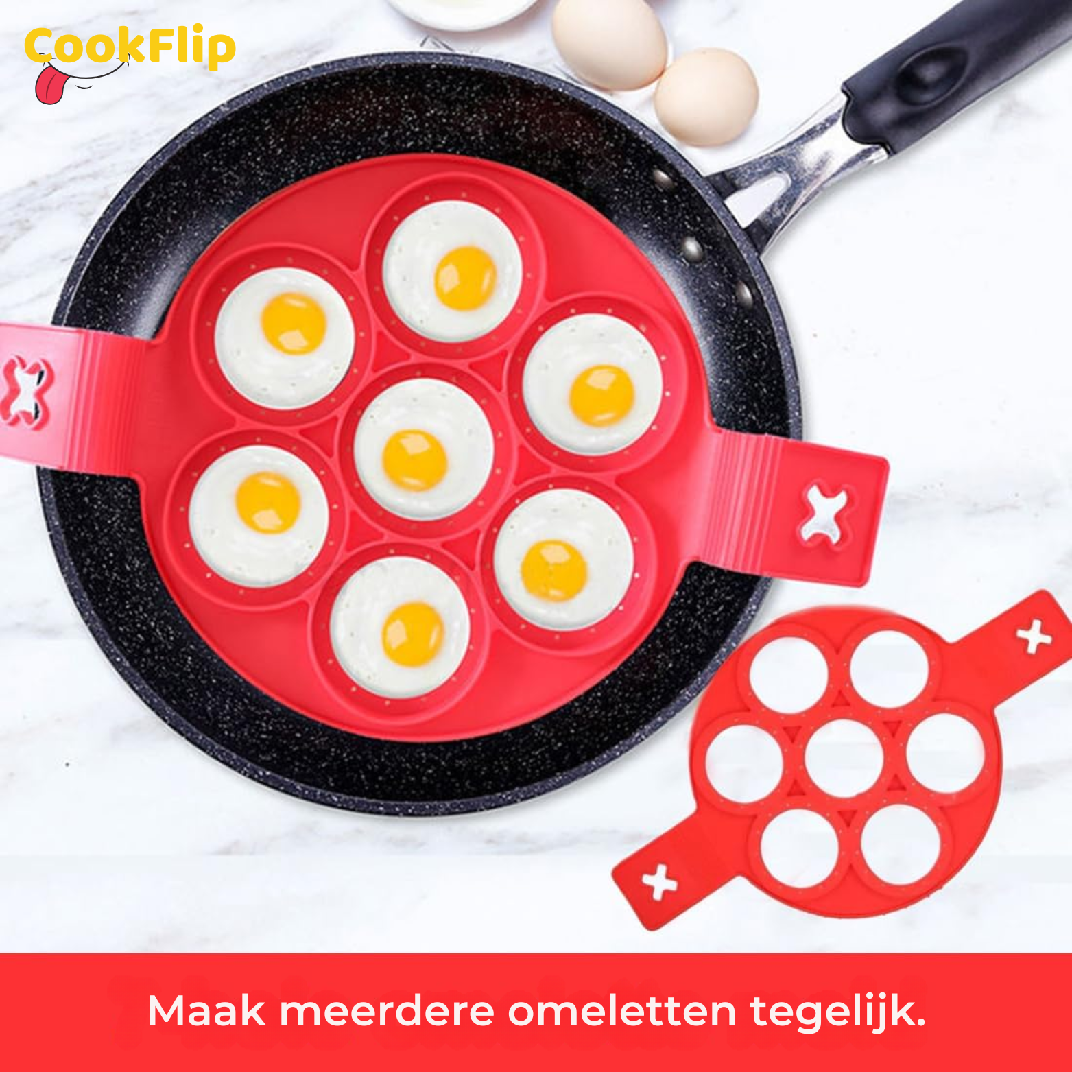CookFlip Pannenkoek vormpjes